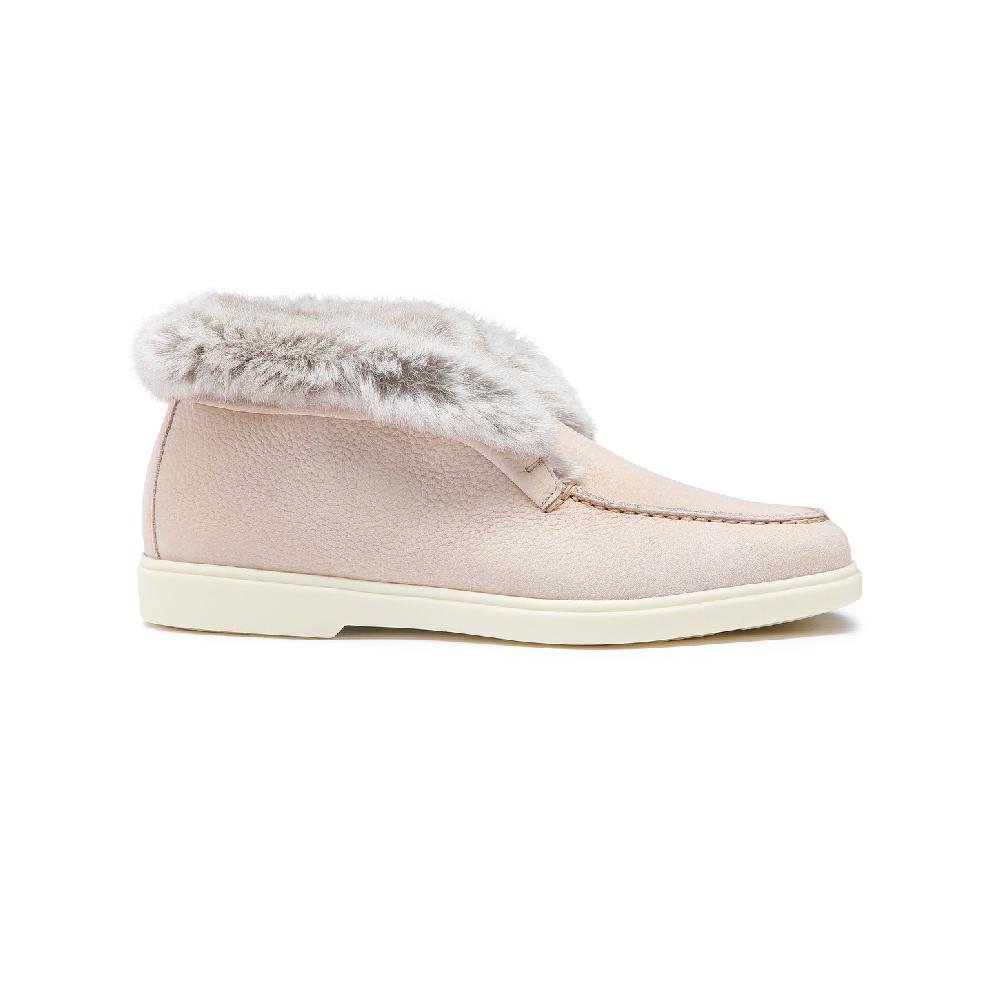 Santoni Stivaletto desert da donna in nabuk rosa Hotsell