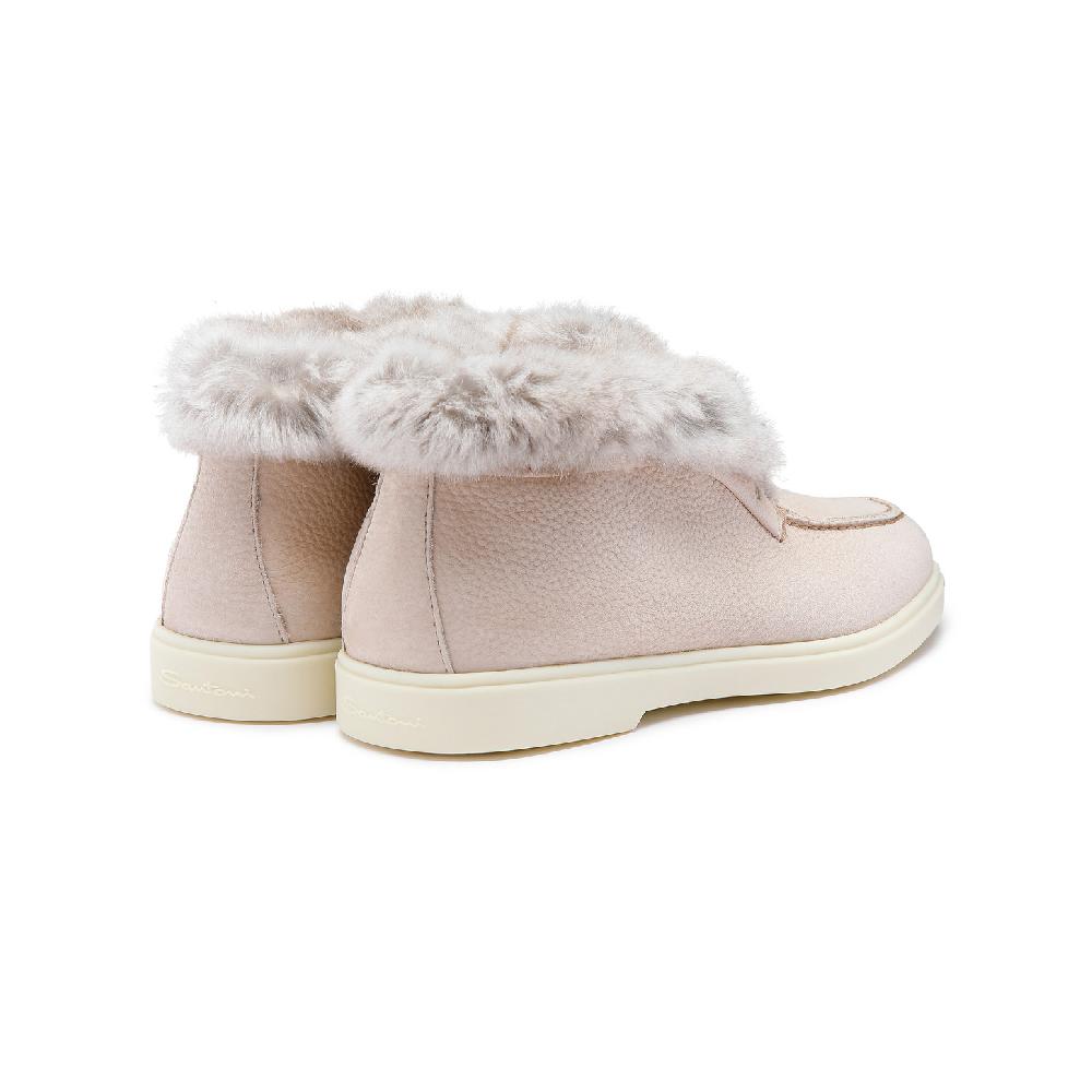 Santoni Stivaletto desert da donna in nabuk rosa Hotsell