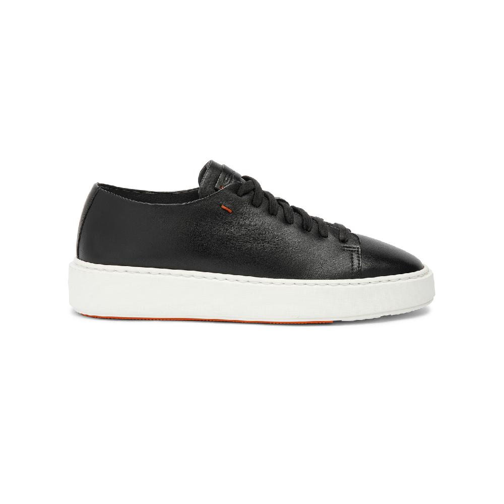 Santoni Sneaker da donna in pelle nera In Linea