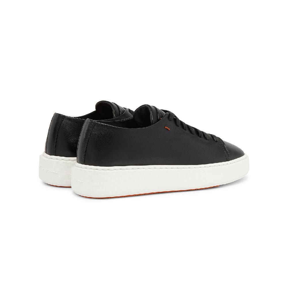Santoni Sneaker da donna in pelle nera In Linea