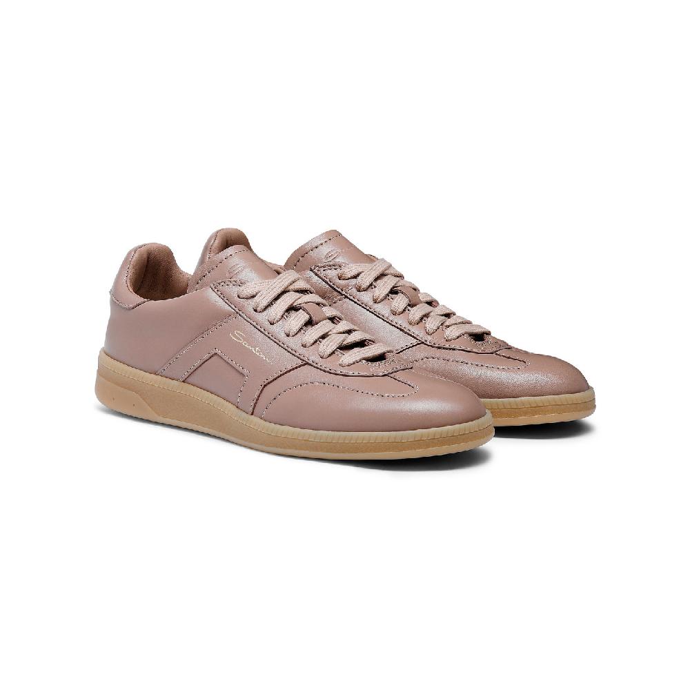Santoni Sneaker DBS Oly da donna in pelle bottalata rosa Vendite Flash