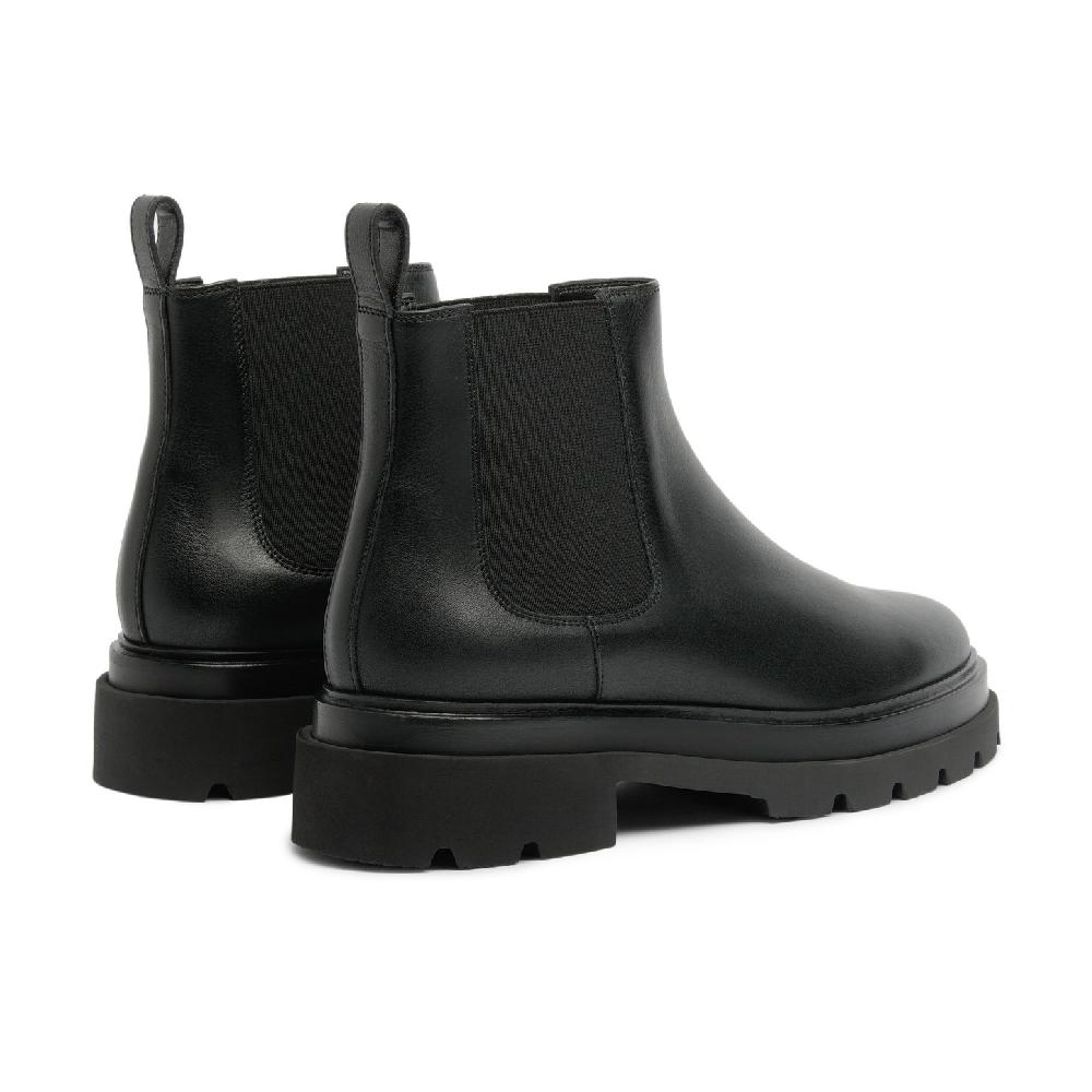 Santoni Stivaletto chelsea da donna in pelle nera Moda