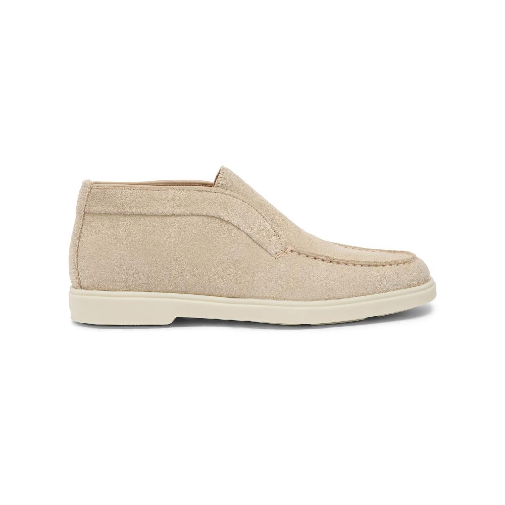 Santoni Stivaletto desert da donna in suede rosa Italia