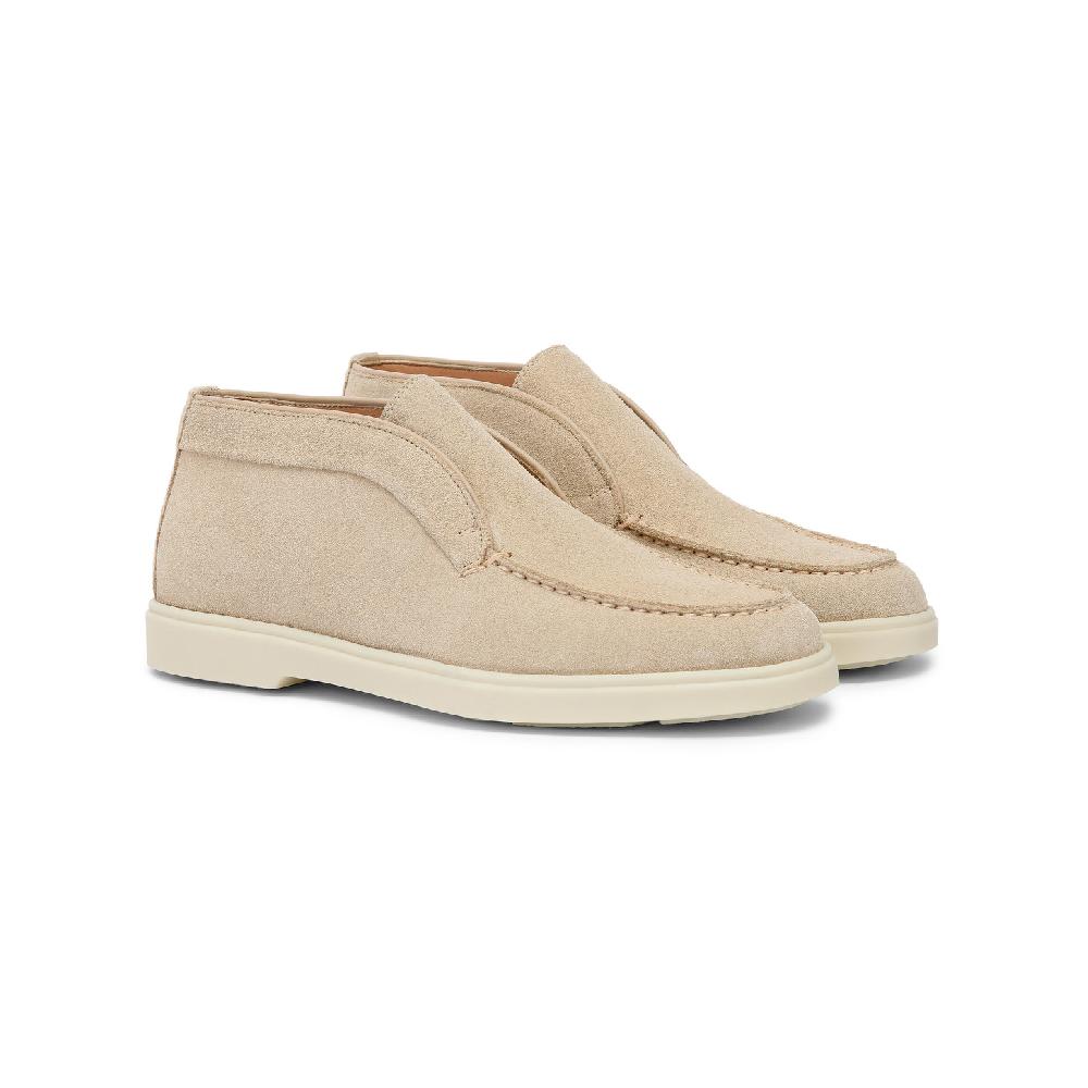 Santoni Stivaletto desert da donna in suede rosa Italia
