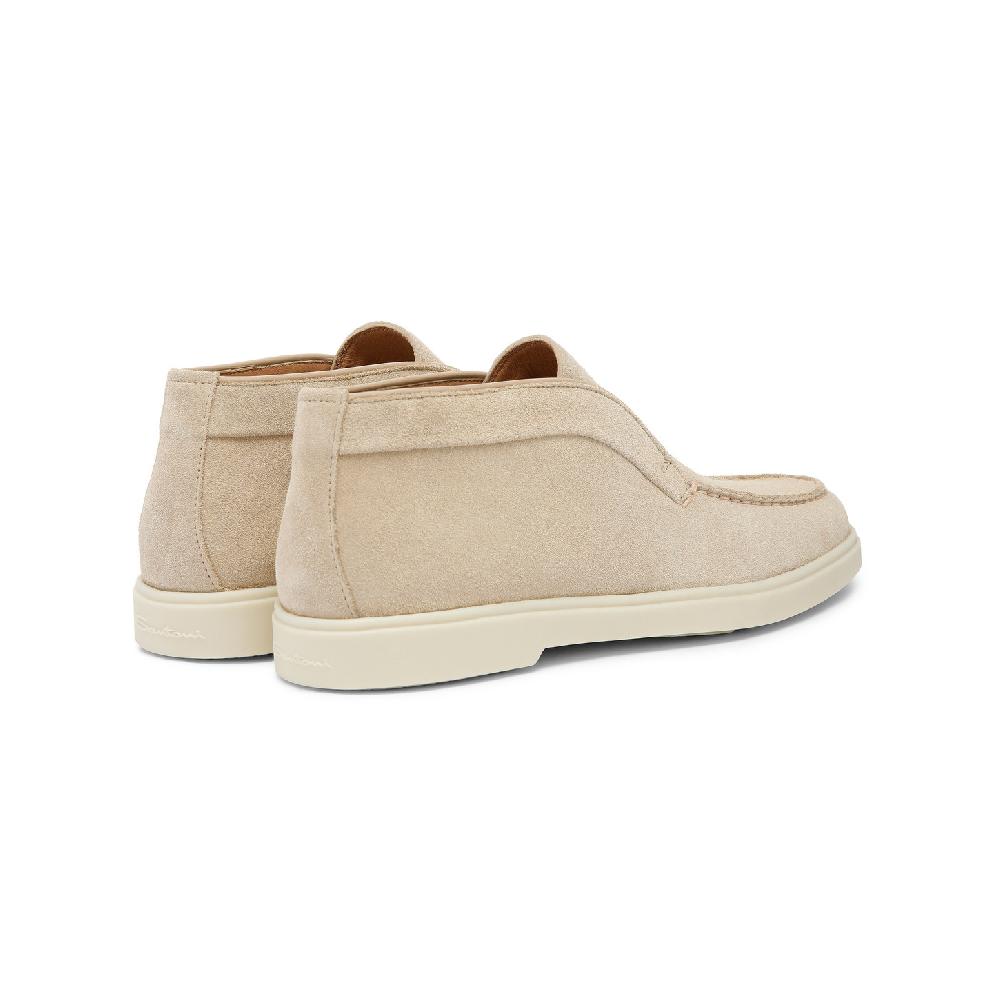 Santoni Stivaletto desert da donna in suede rosa Italia