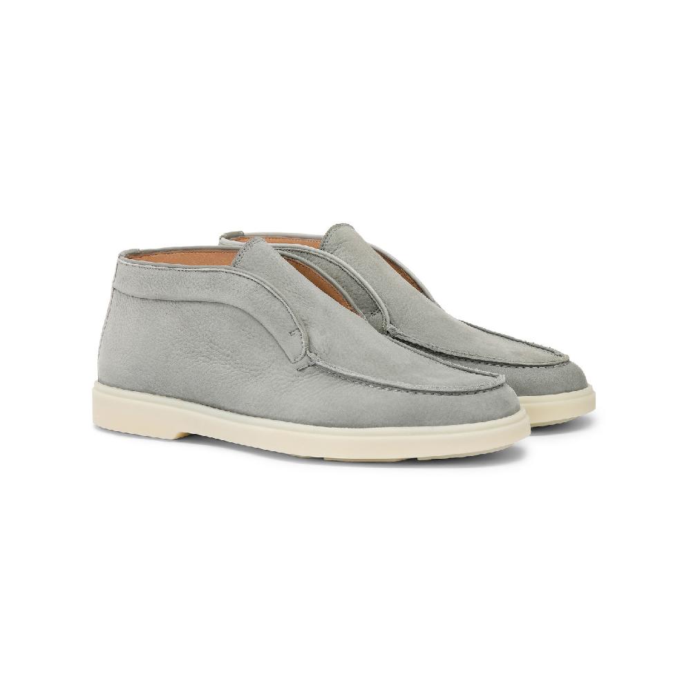 Santoni Stivaletto desert da donna in nabuk grigio Novità