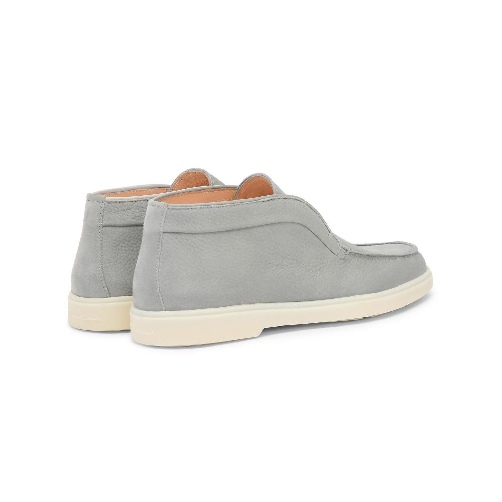 Santoni Stivaletto desert da donna in nabuk grigio Novità