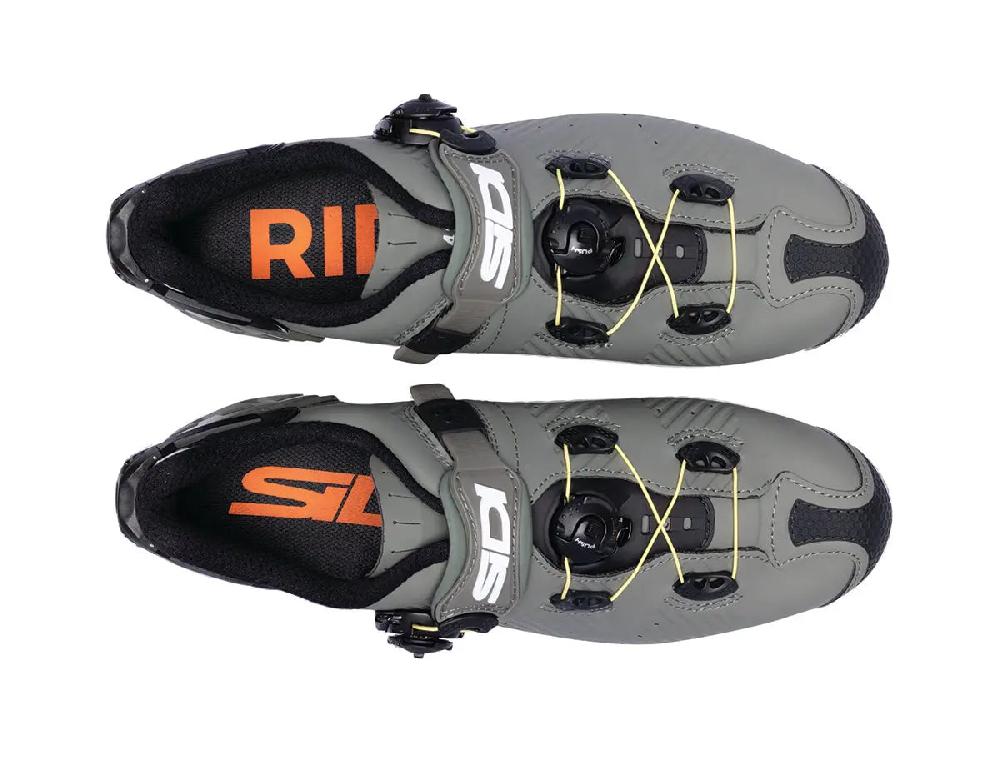 Sidi MTB DRAKO 2S SRS - military - yellow / Regular / 38 Saldi Di Fabbrica