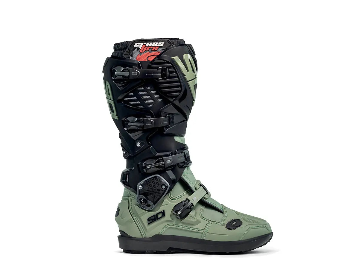Sidi CROSSFIRE 3 SRS - army - black / Regular / 40 In Vendita