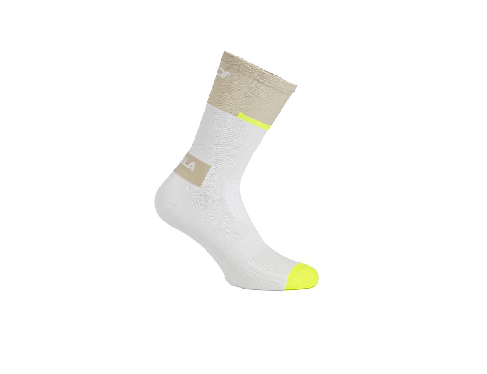 Sidi CALZINI NEO - 20 CM - white/sand / Regular / 35/39 Consegna Veloce