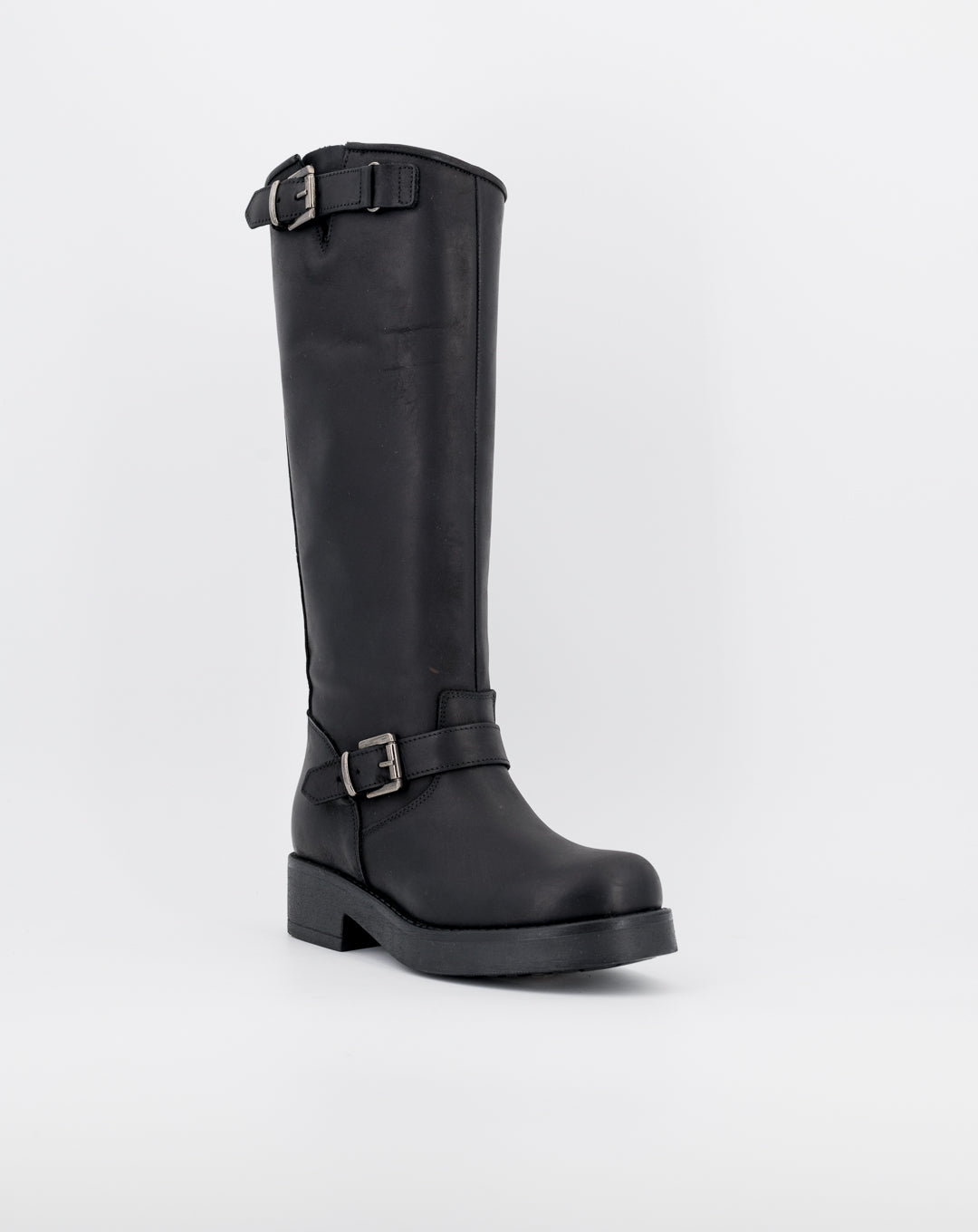 ﻿Stelio Malori Biker Stivale Mid Sullivan - NERO Moda
