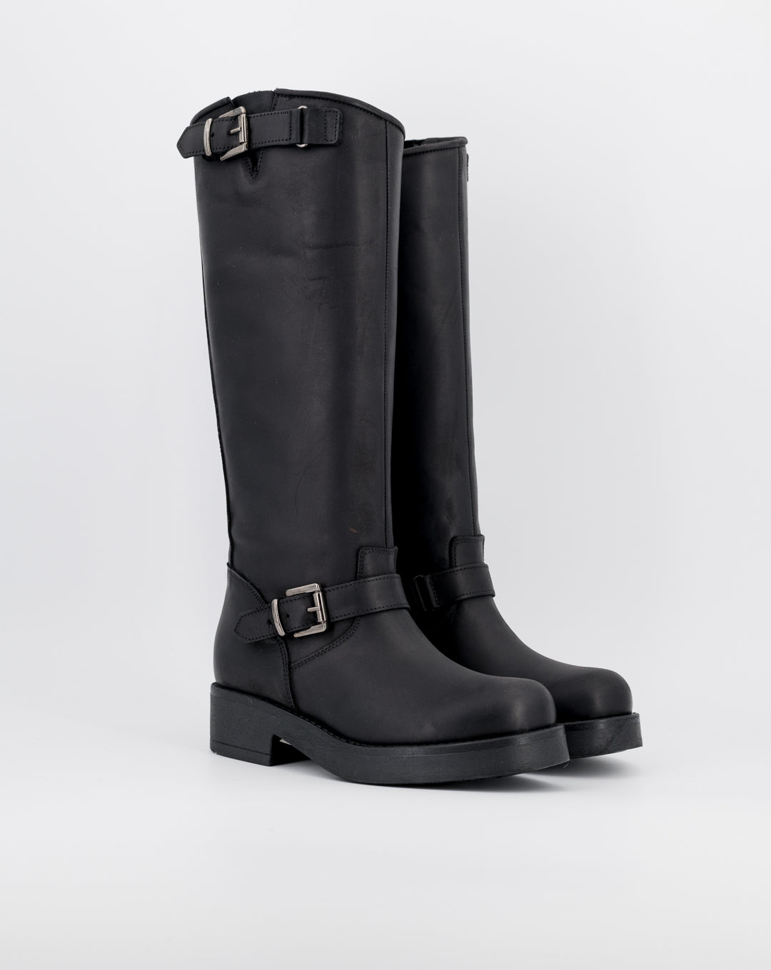 ﻿Stelio Malori Biker Stivale Mid Sullivan - NERO Moda