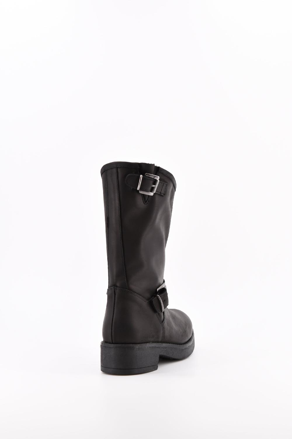 Stelio Malori Biker Tronchetto Mid Sullivan - NERO Sconto
