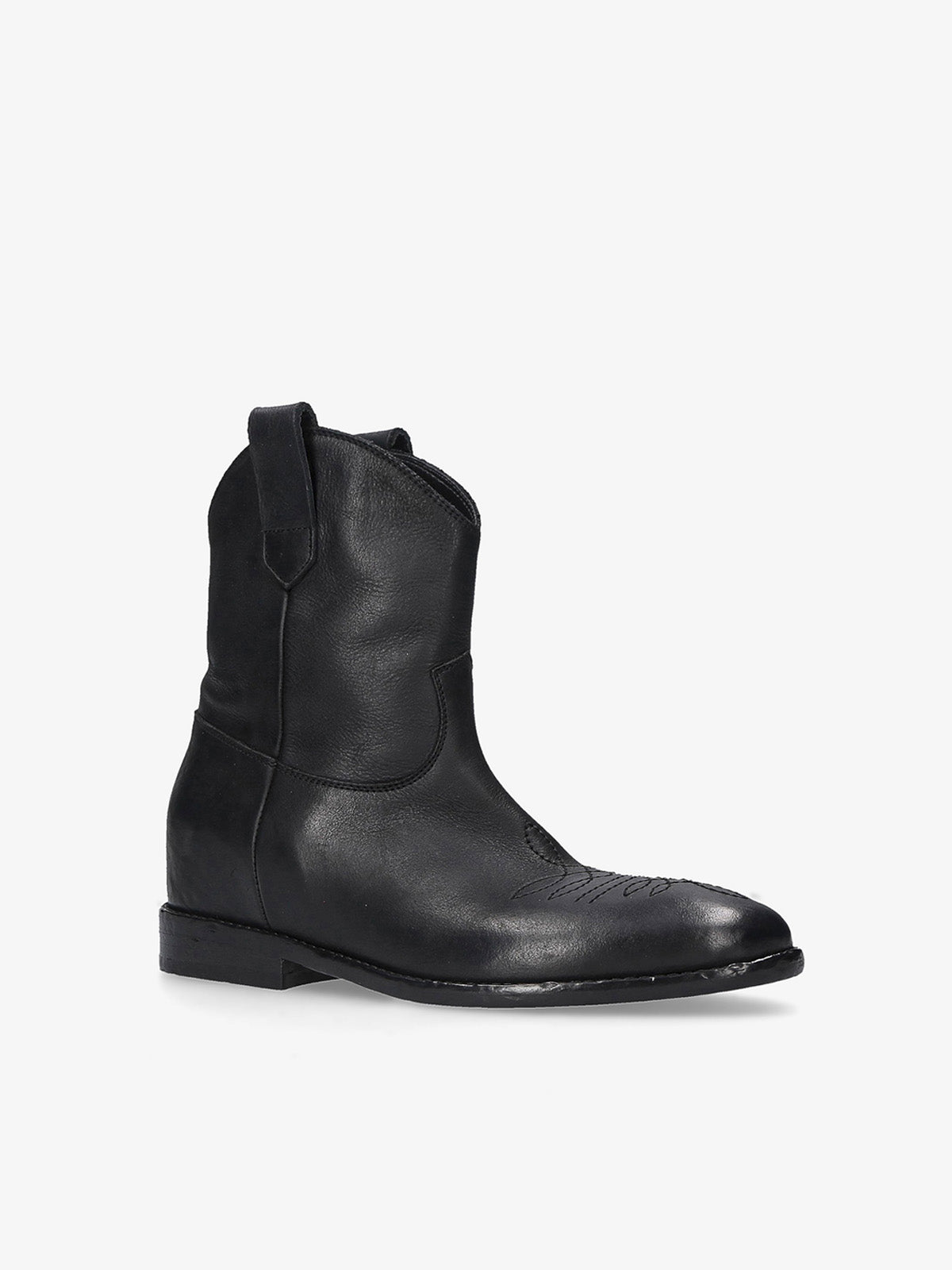 ﻿Strategia DORADO STIVALETTO TEXANO NERO Moda