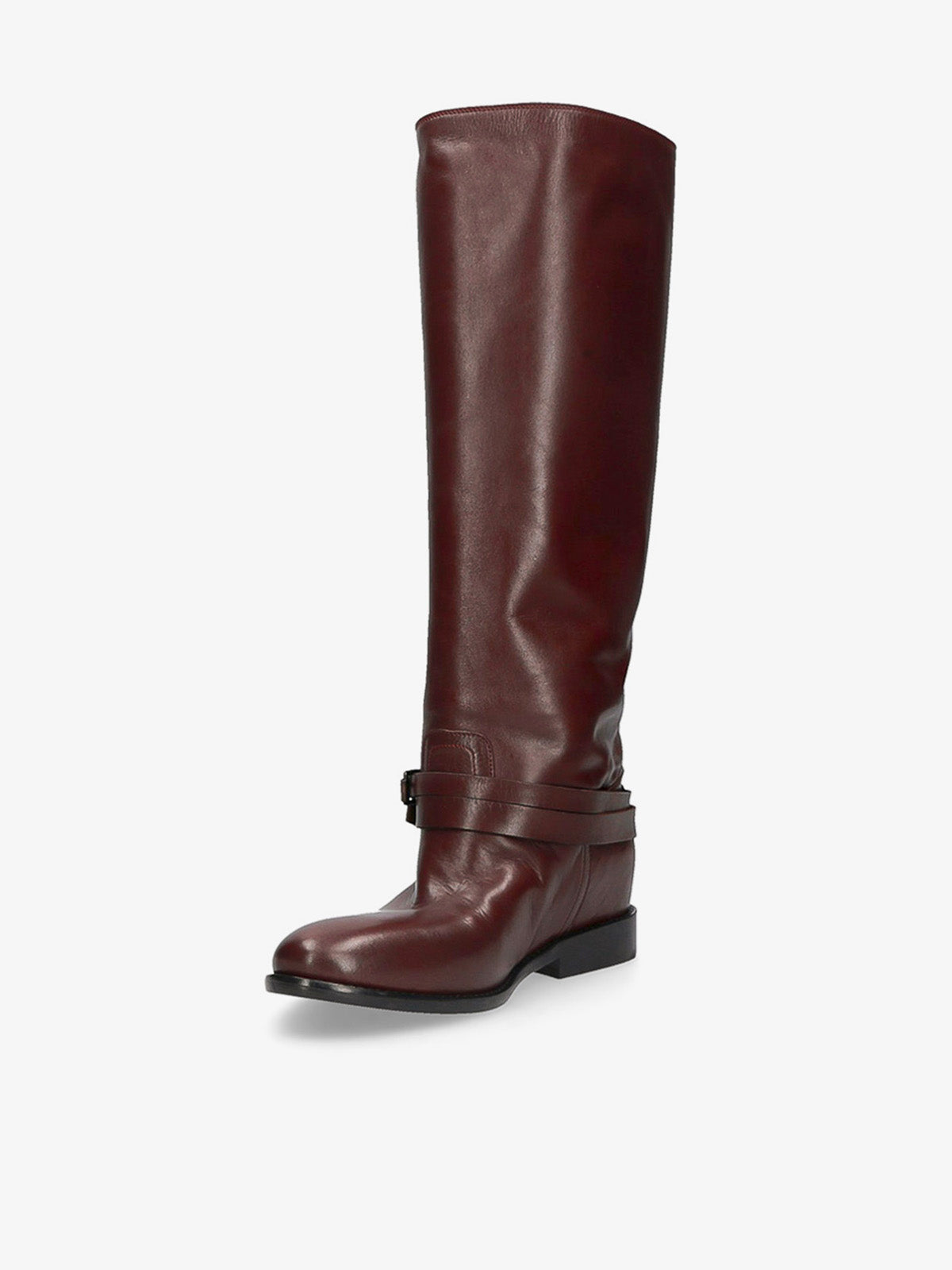 Strategia REINS STIVALE TEXANO IN PELLE BORDEAUX Pezzi Unici