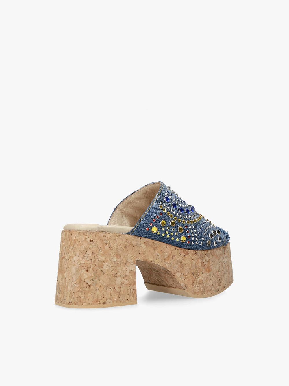 Strategia Sandalo Denim Blue In Saldo
