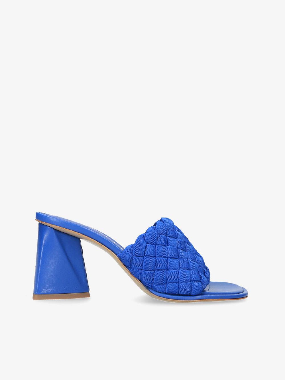 Strategia Sandalo Mules Blu Elettrico Italy