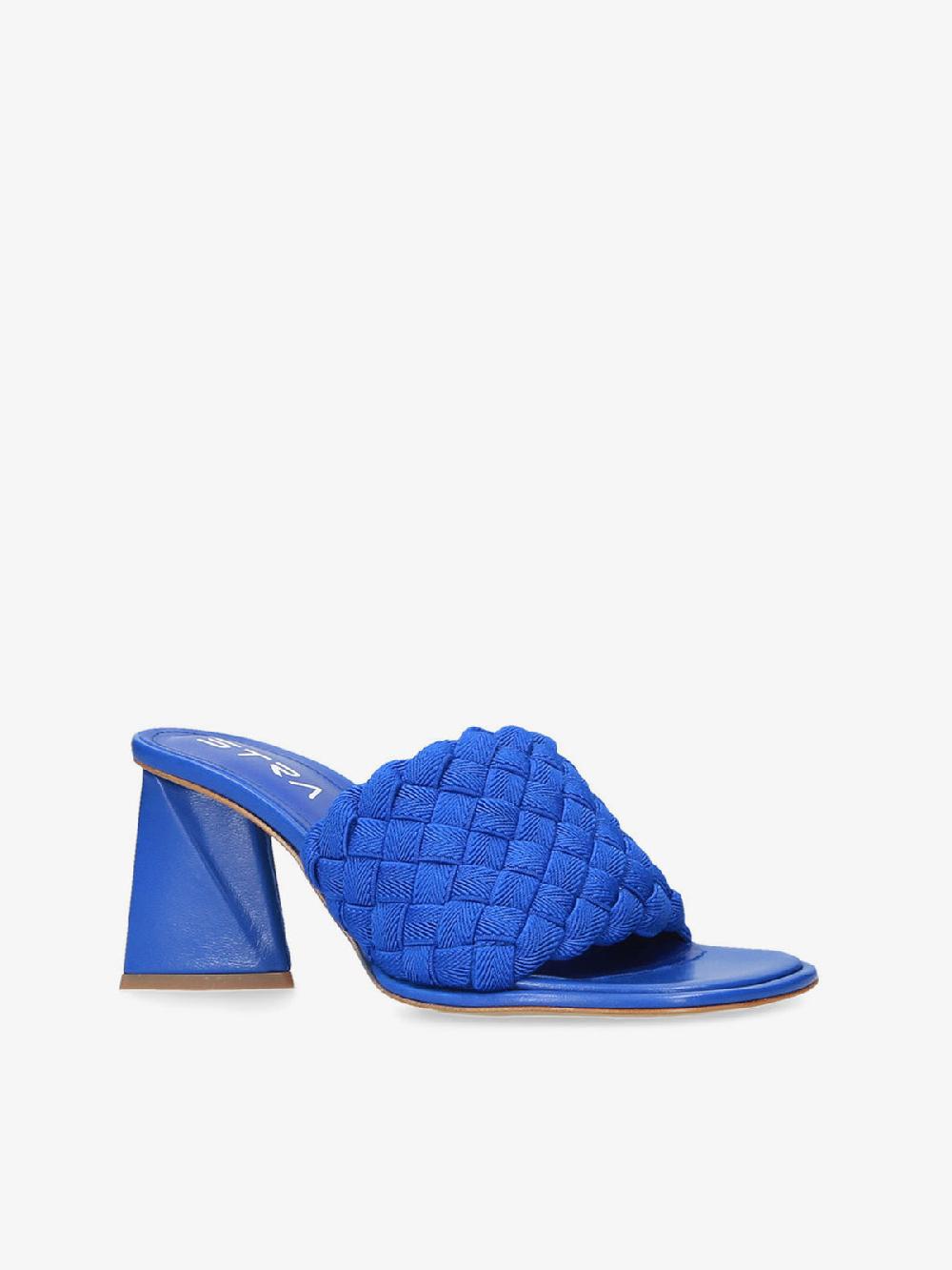 Strategia Sandalo Mules Blu Elettrico Italy