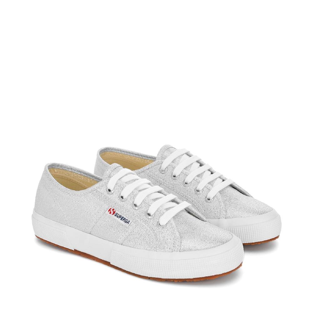 Superga 2750-LAMEWGREY SILVER Italy