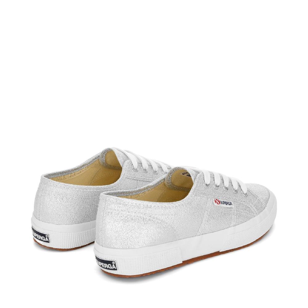 Superga 2750-LAMEWGREY SILVER Italy