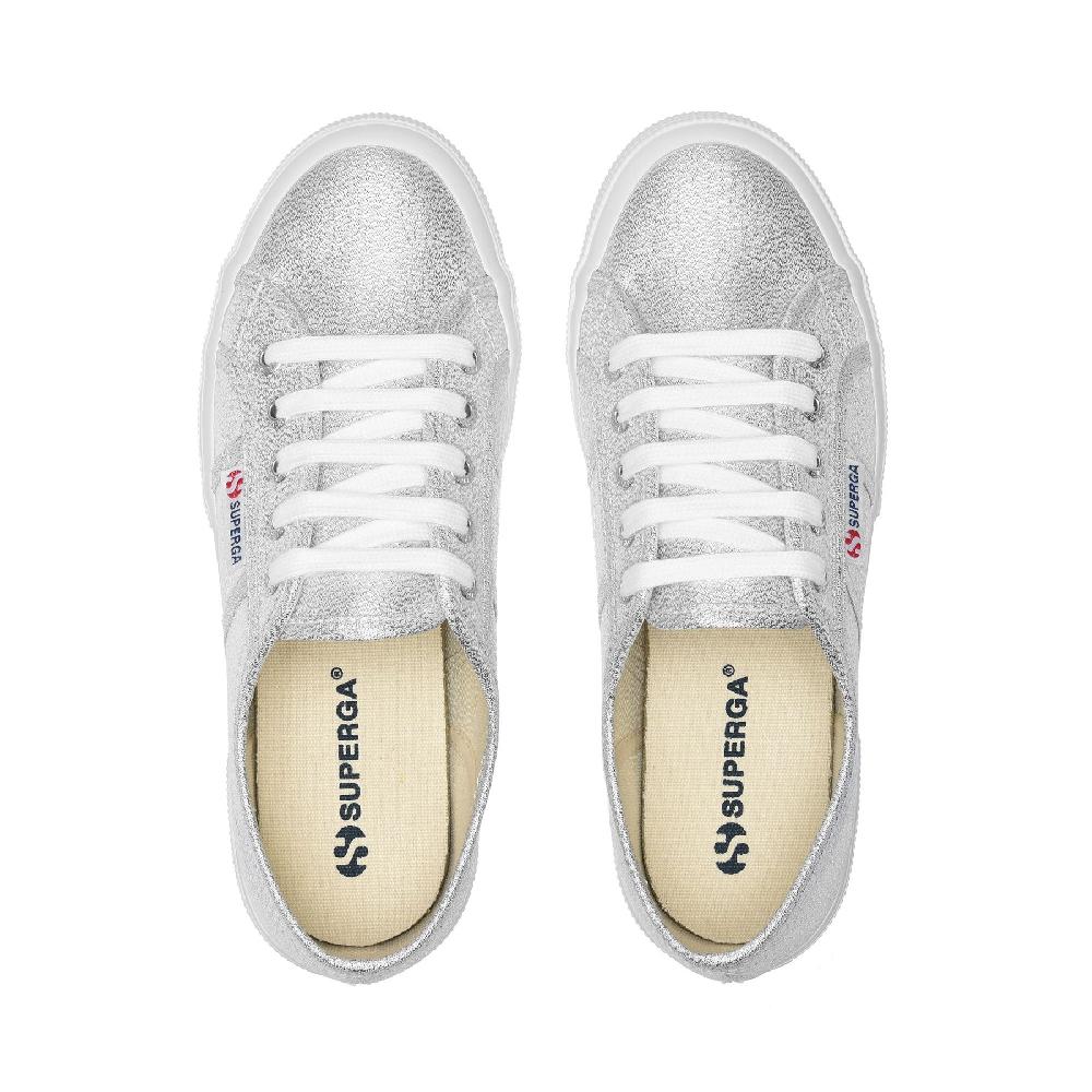 Superga 2750-LAMEWGREY SILVER Italy