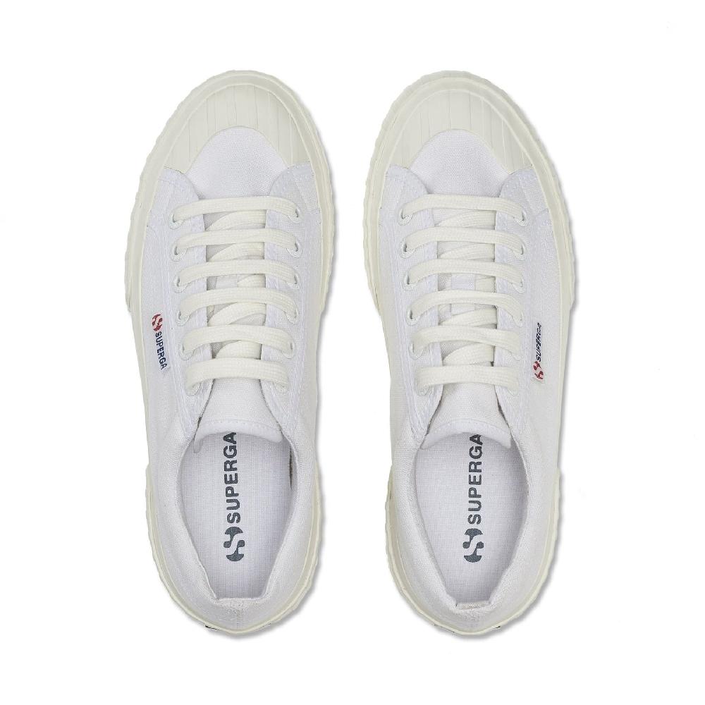 Superga 2631 STRIPE PLATFORMWHITE-WHITE AVORIO Offerta