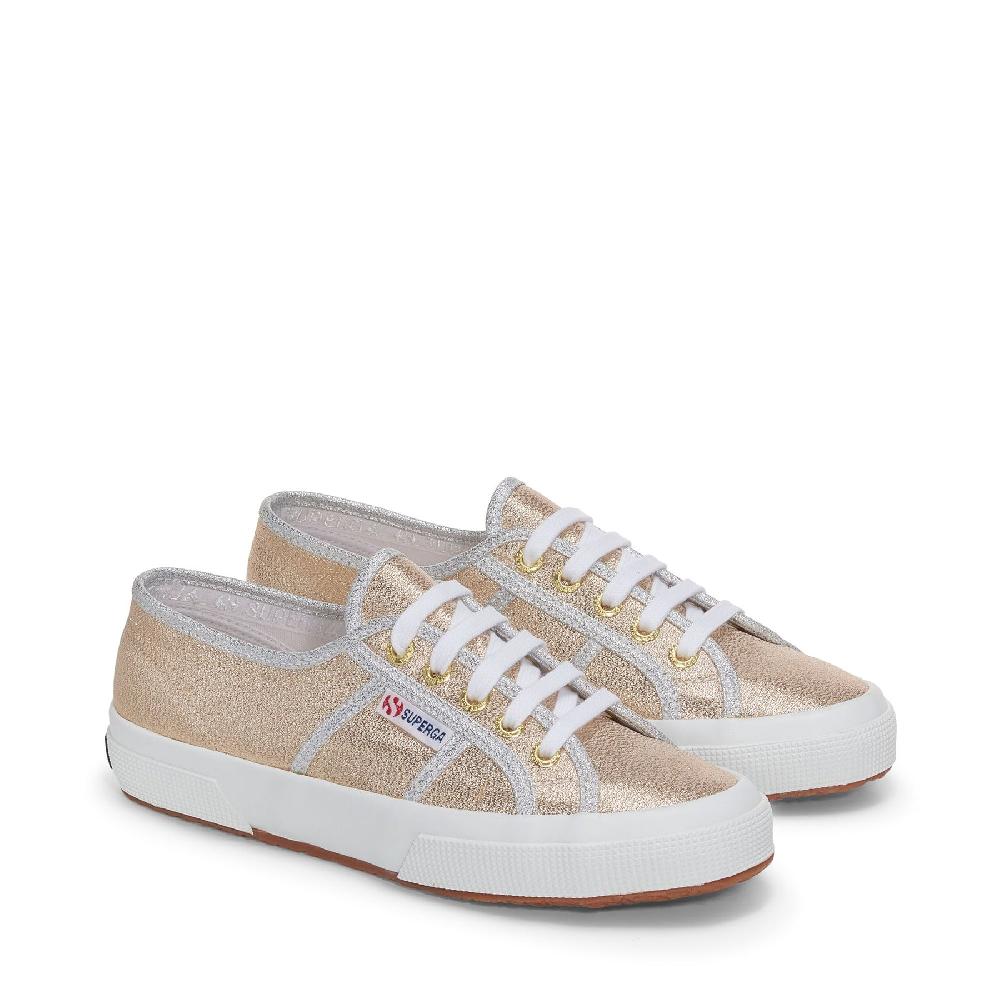 Superga 2750-LAMEWGOLD-GREY SILVER Online