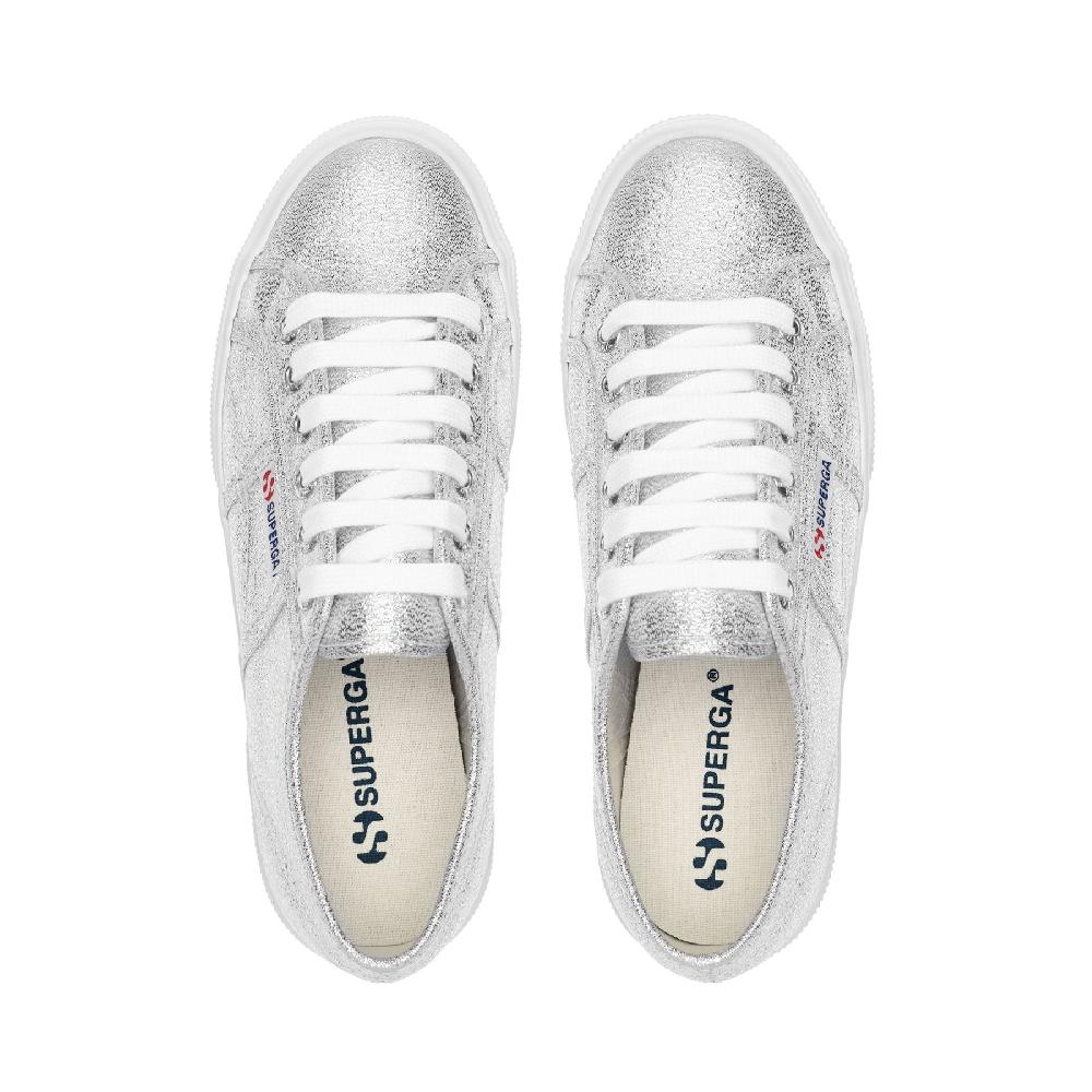 Superga 2740 PLATFORM LAMEGREY SILVER Moda