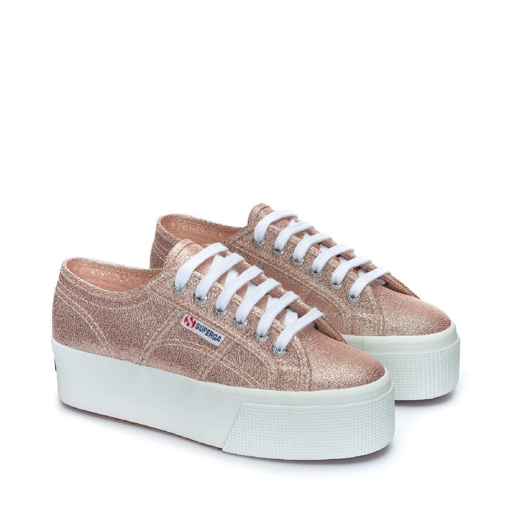Superga 2790 PLATFORM LAMEROSE PLATINUM Pezzi Unici