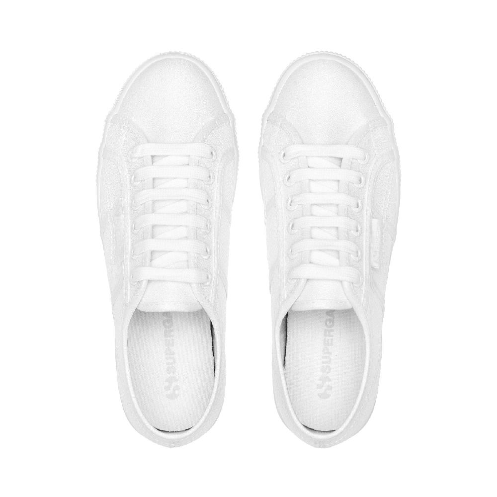 Superga 2790 PLATFORM LAMETOTAL WHITE Qualità