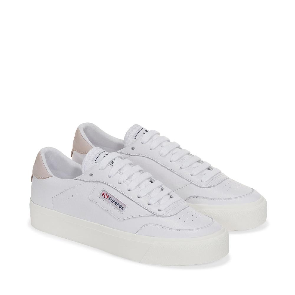 Superga 3843 COURTWHITE-VIOLET HUSHED-FAVORIO Affare Del Giorno
