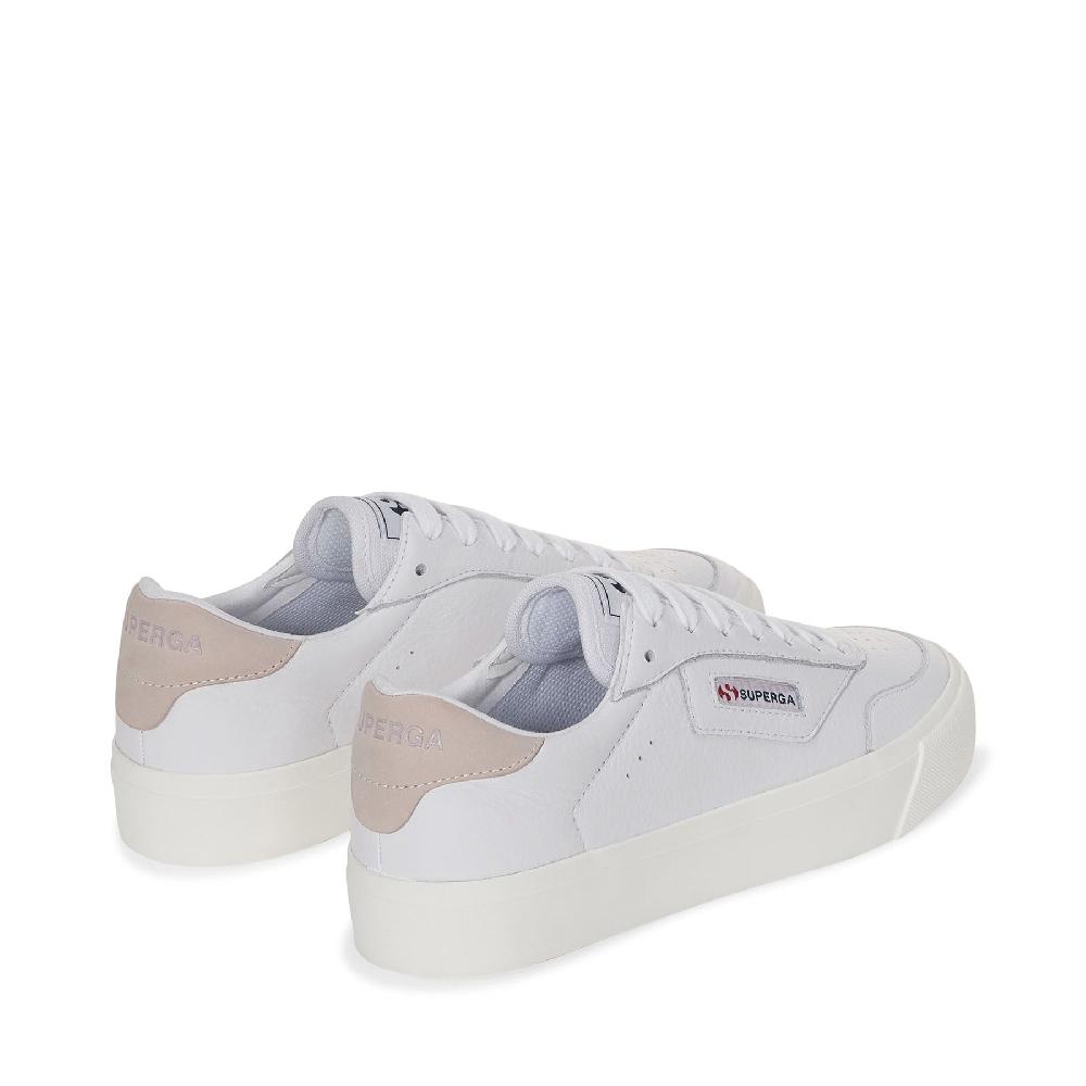 Superga 3843 COURTWHITE-VIOLET HUSHED-FAVORIO Affare Del Giorno