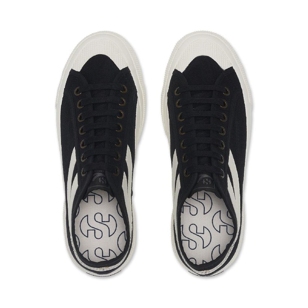 Superga 2750 PANATTA 3.0BLACK-WHITE AVORIO Prezzo Ridotto
