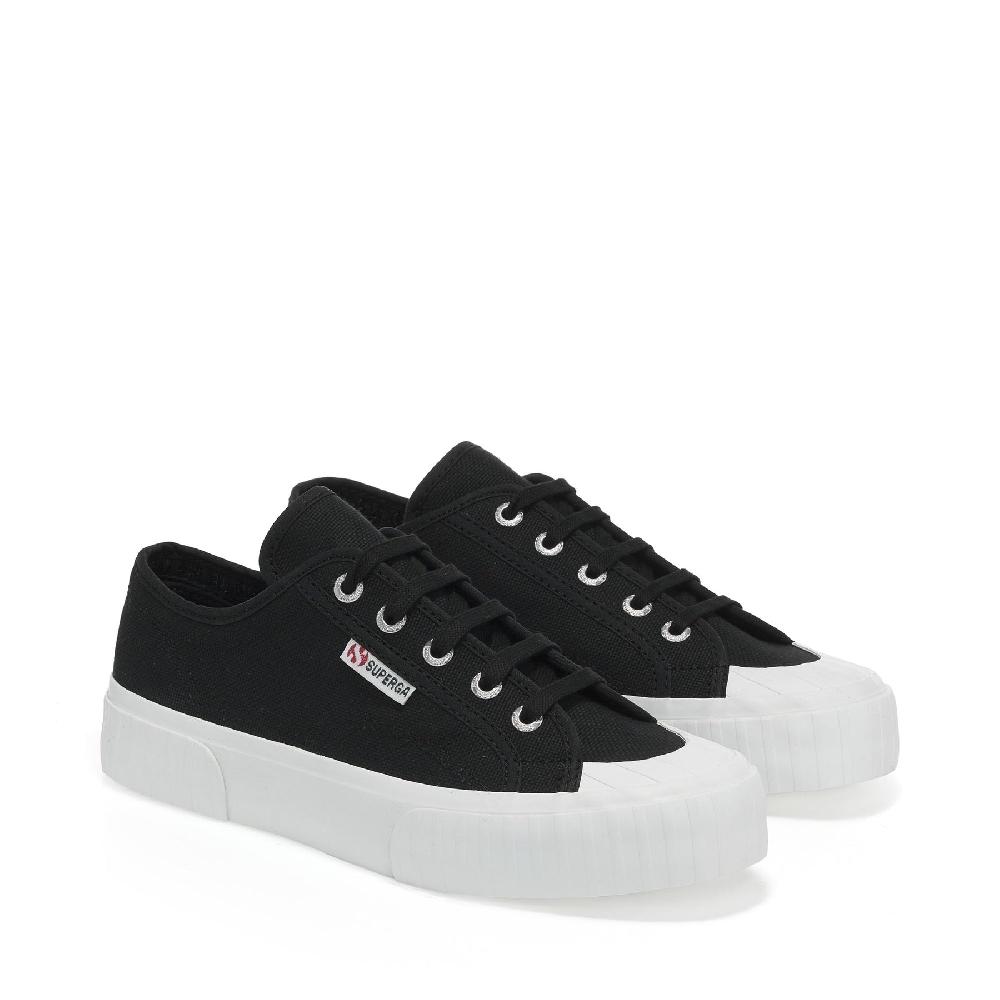 Superga 2630 STRIPEBLACK-FWHITE Novità