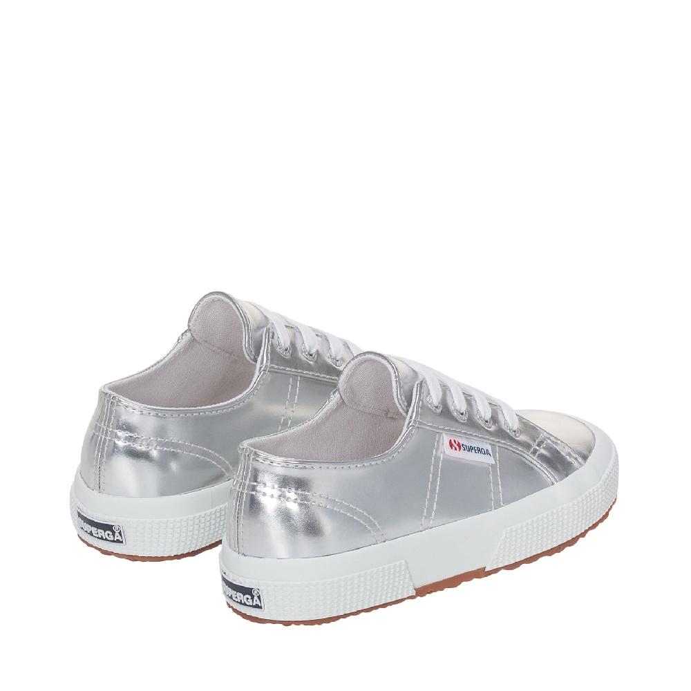Superga 2750 KIDS MIRROR SYNTHETIC MATERIALSILVER Nuova