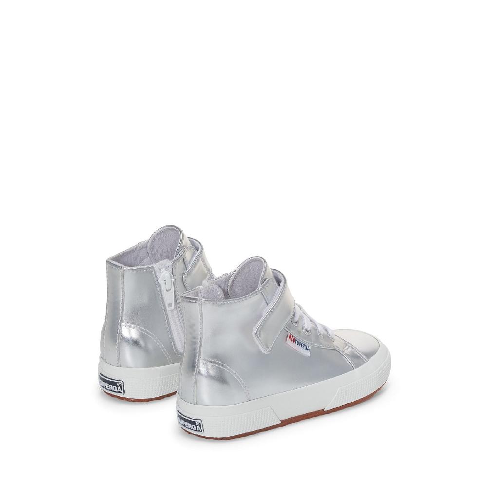 Superga 2709 KIDS MIRROR SYNTHETIC MATERIALSILVER Moda