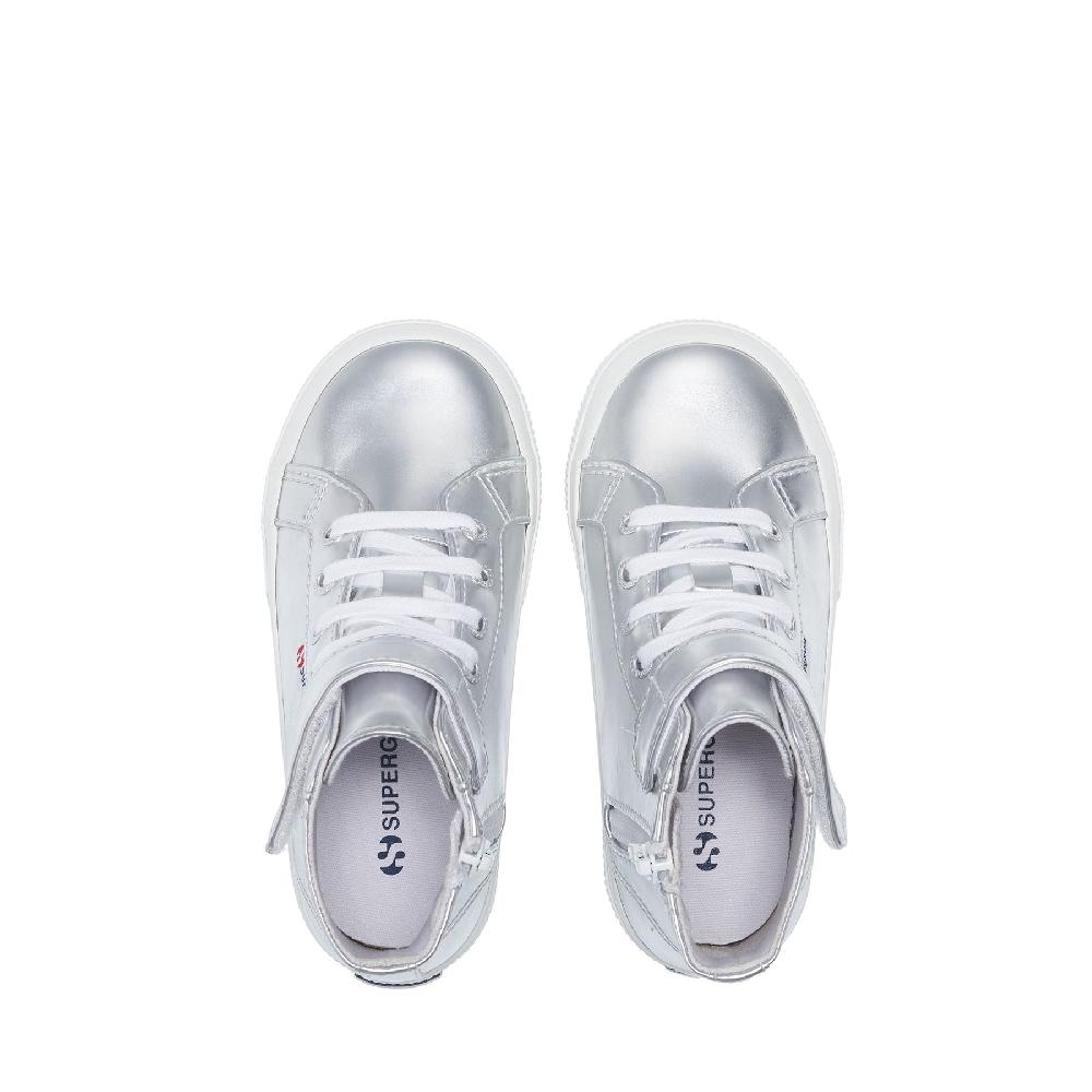 Superga 2709 KIDS MIRROR SYNTHETIC MATERIALSILVER Moda