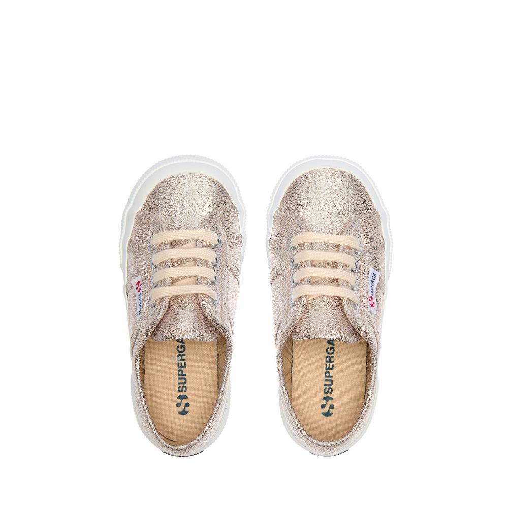 Superga 2750-LAMEJPALE GOLD Italy