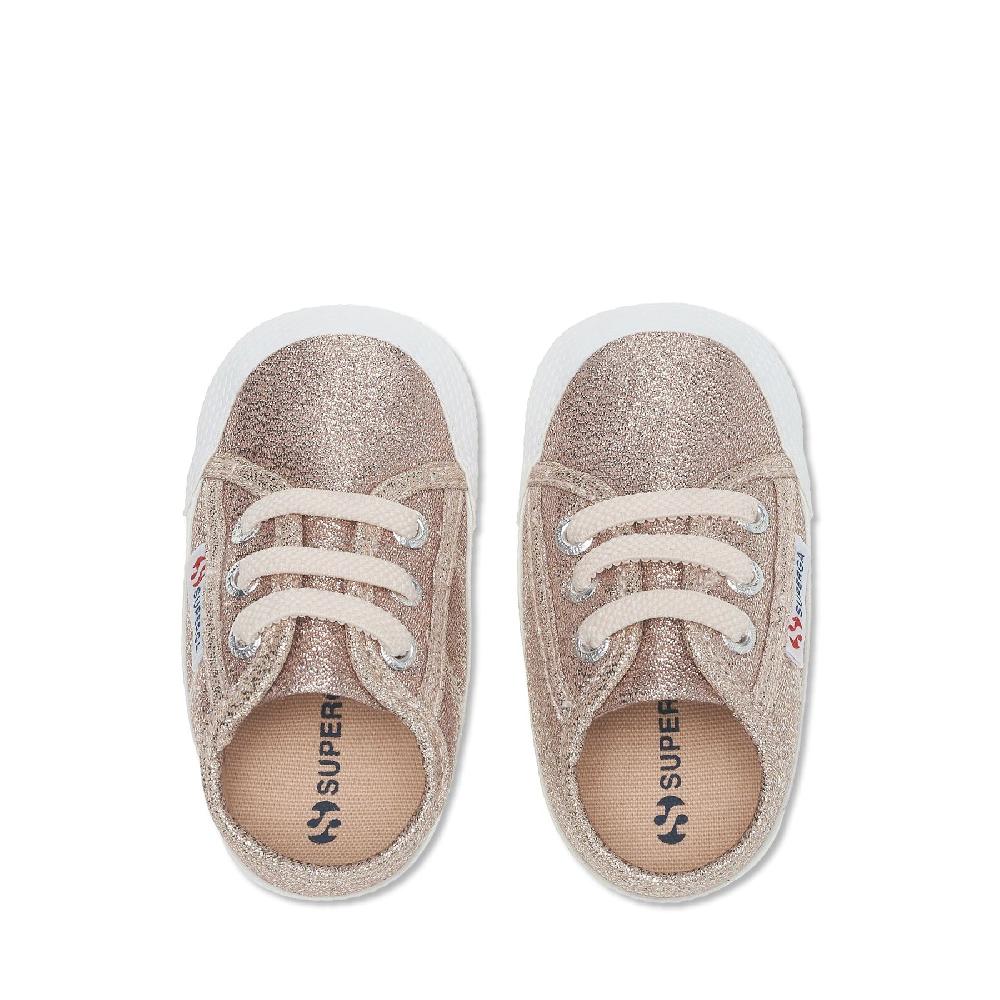 Superga 4006 BABY LAMEROSE PLATINUM Consegna Veloce