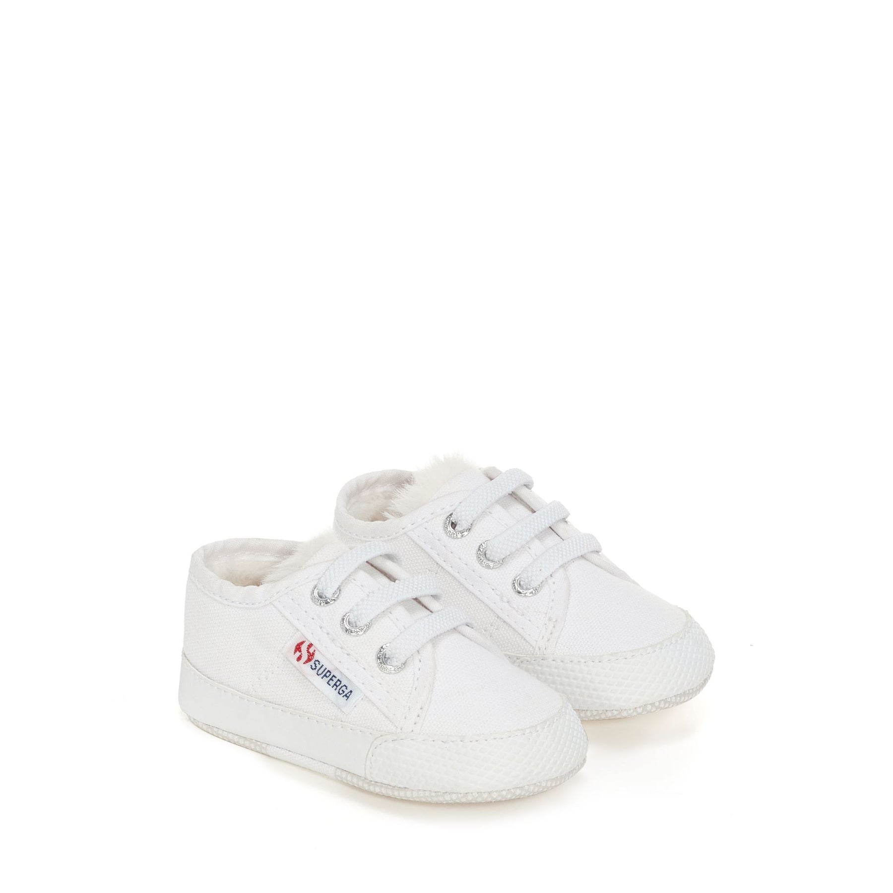 Superga 4006 BABY ECOFURWHITE Convenienza