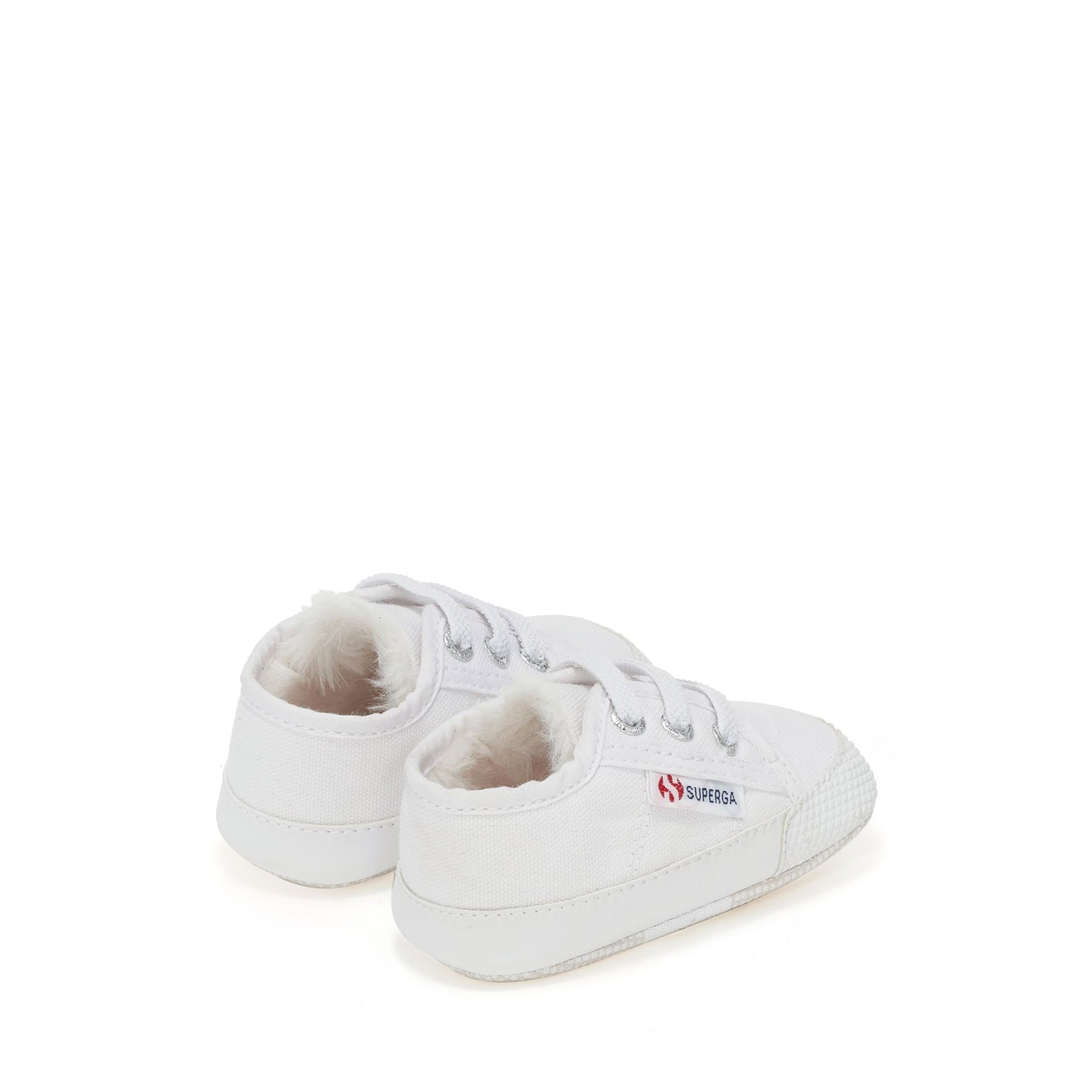 Superga 4006 BABY ECOFURWHITE Convenienza