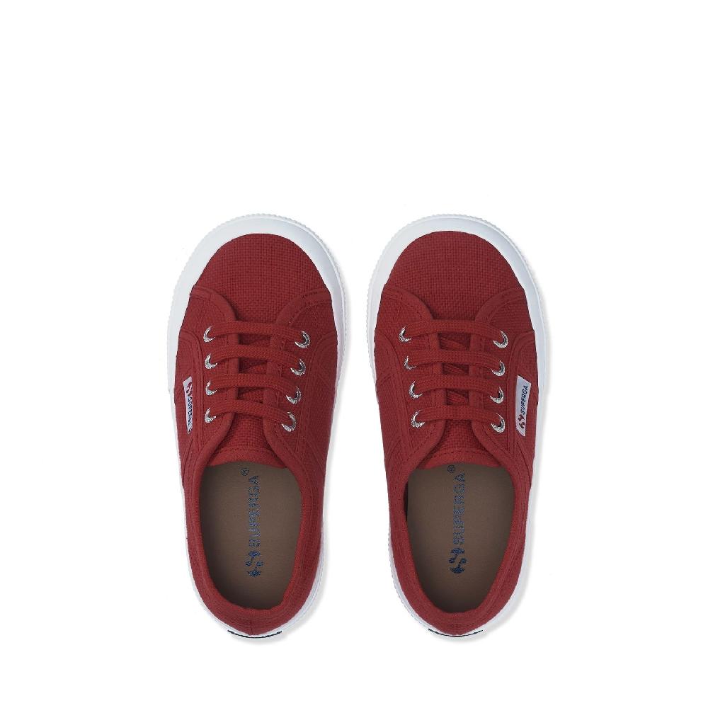 Superga 2750-JCOT CLASSICRED-WHITE Offerte