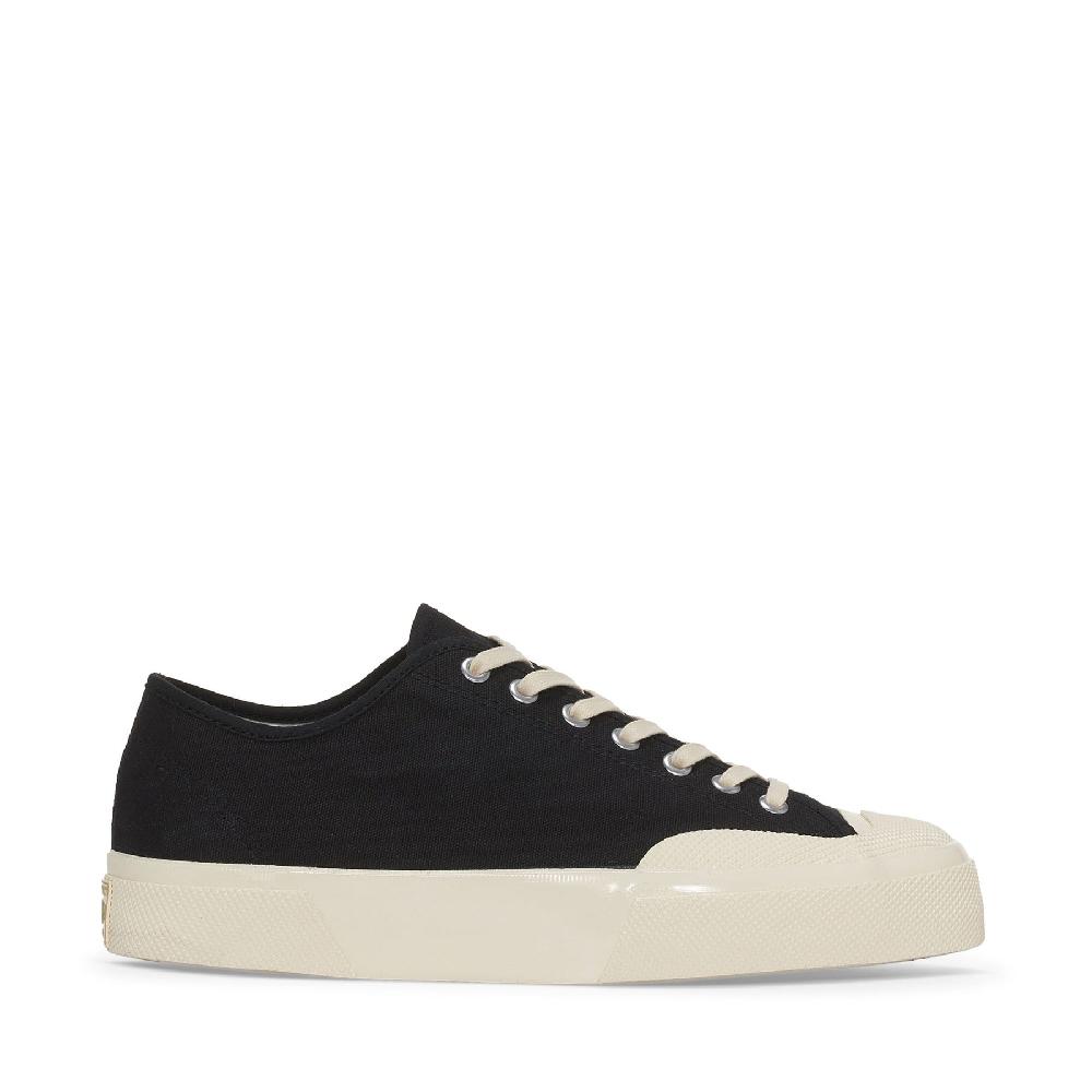Superga 2432 WORKS LOW CUT COTTON CANVASBLACK-OFF WHITE Spedizione Gratuita