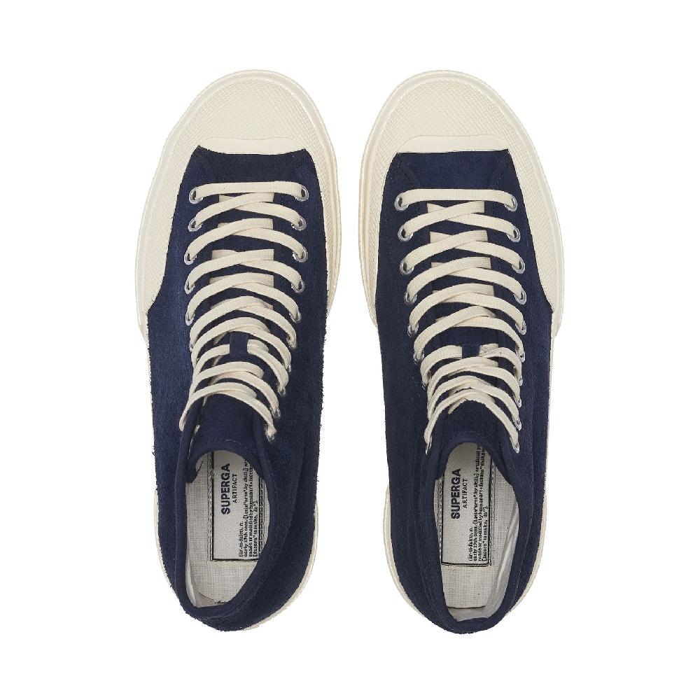 Superga 2433 WORKS HAIRY SUEDENAVY-OFF WHITE Acquista Ora