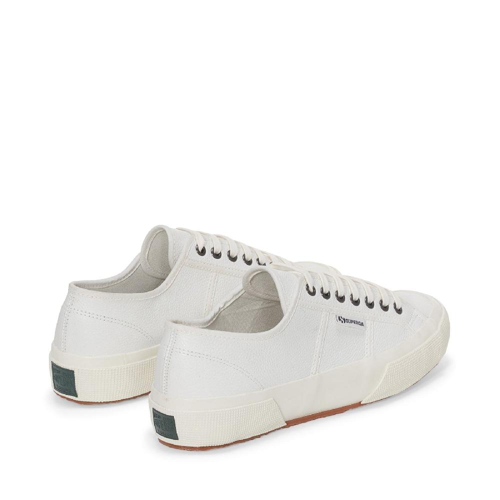Superga 2750 OG LEATHERWHITE-WHITE AVORIO Promozione Limitata