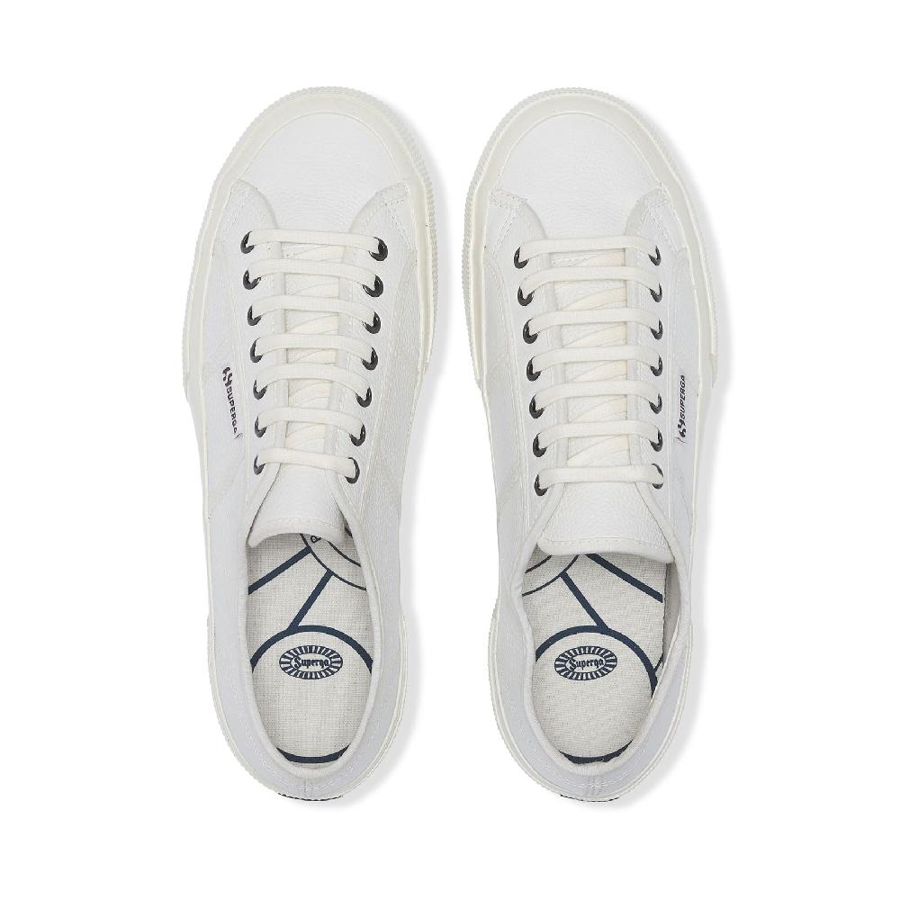 Superga 2750 OG LEATHERWHITE-WHITE AVORIO Promozione Limitata