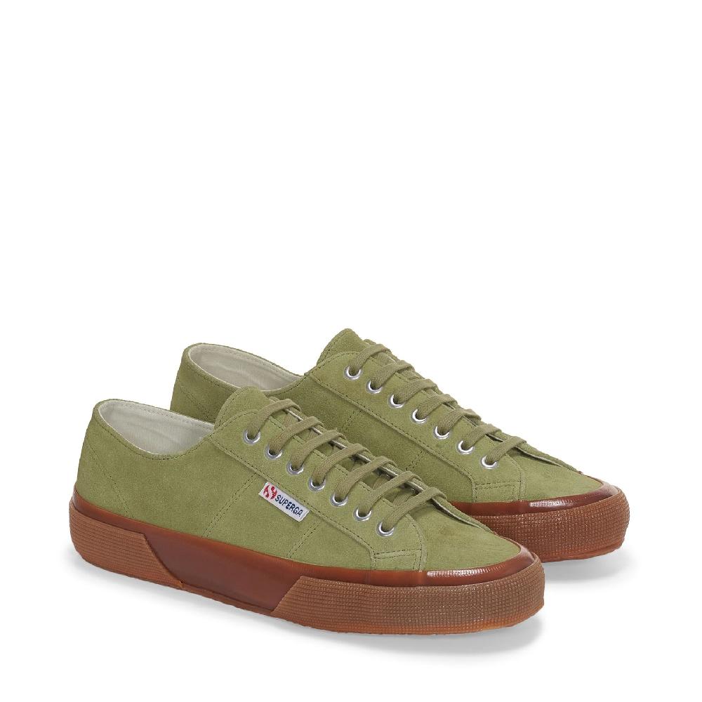 Superga 2750 OG SUEDEGREEN SAGE-GUM Prezzo Ridotto