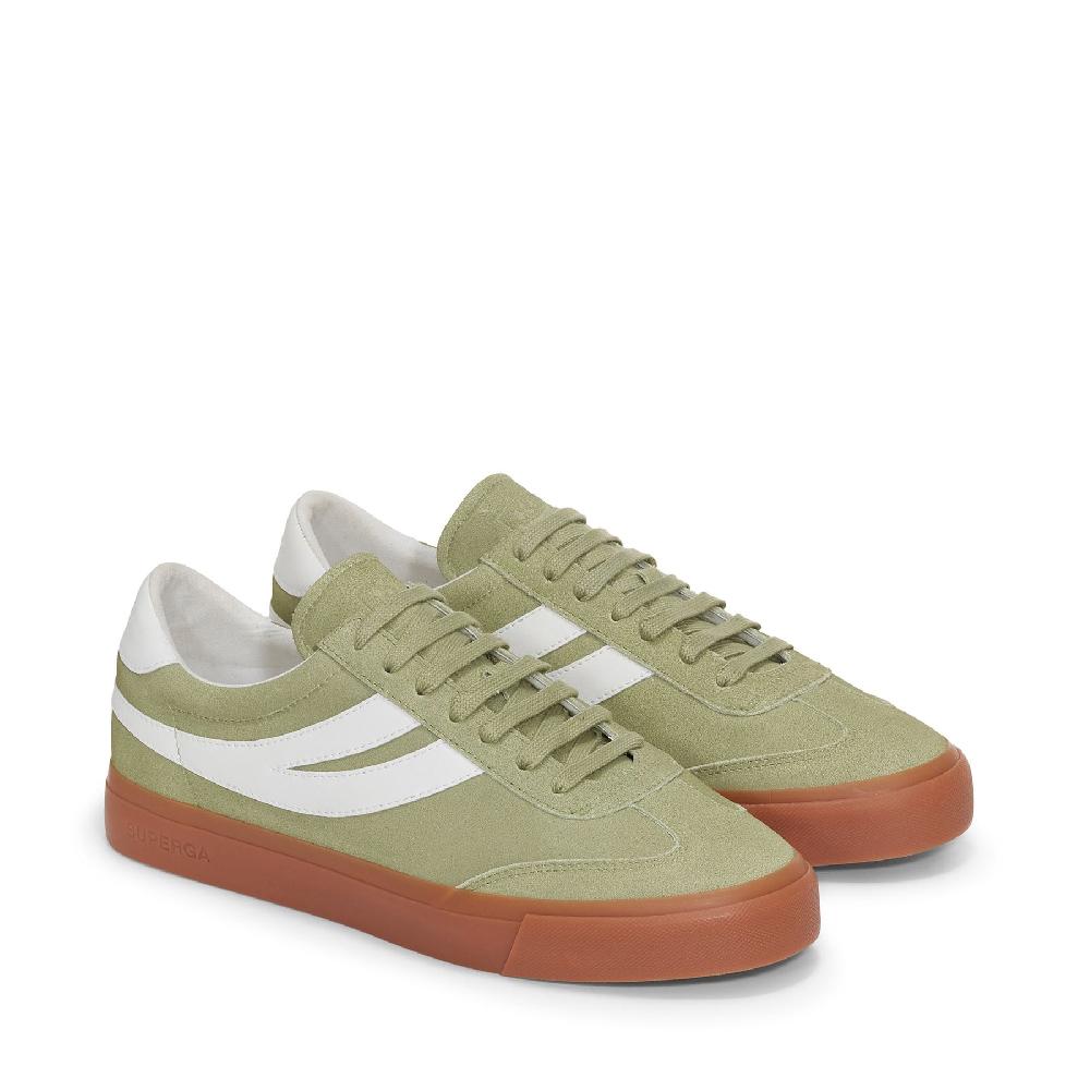 Superga 4834 CLUB S SWALLOW SUEDEGREEN SAGE-GUM Economico
