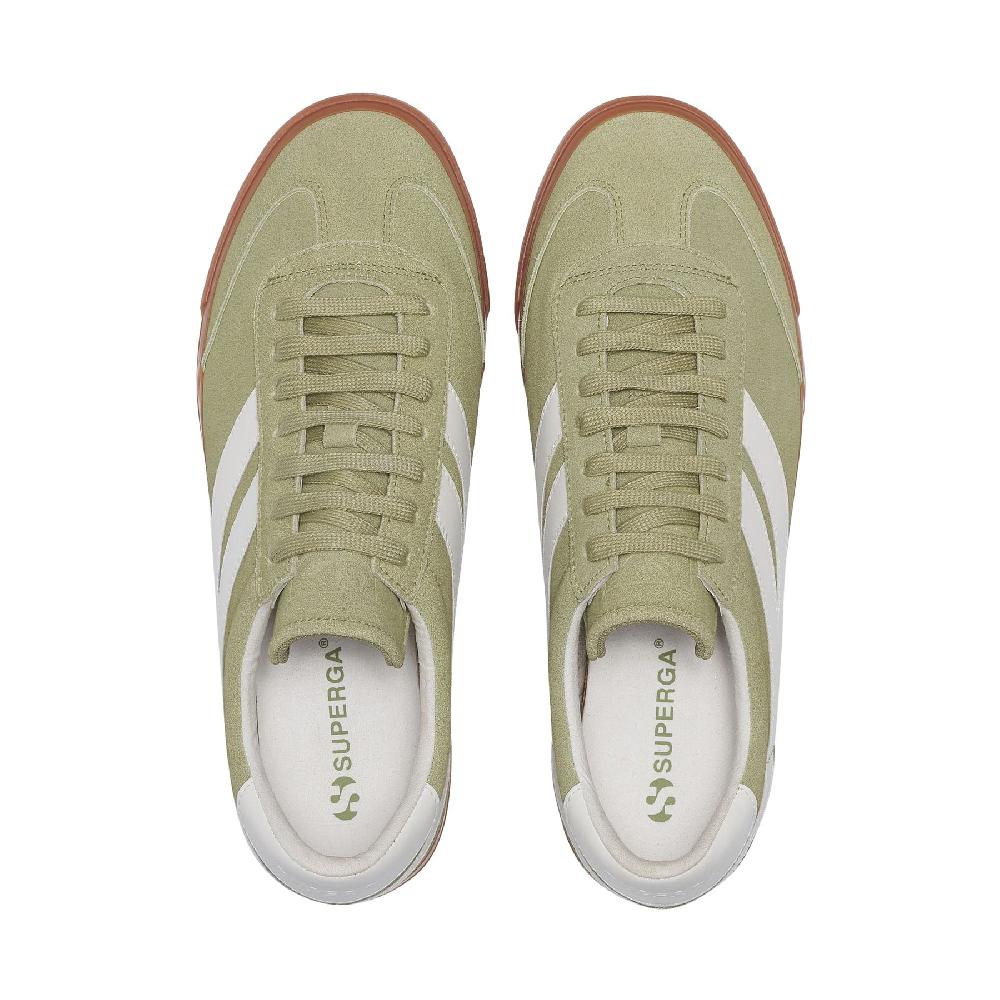 Superga 4834 CLUB S SWALLOW SUEDEGREEN SAGE-GUM Economico