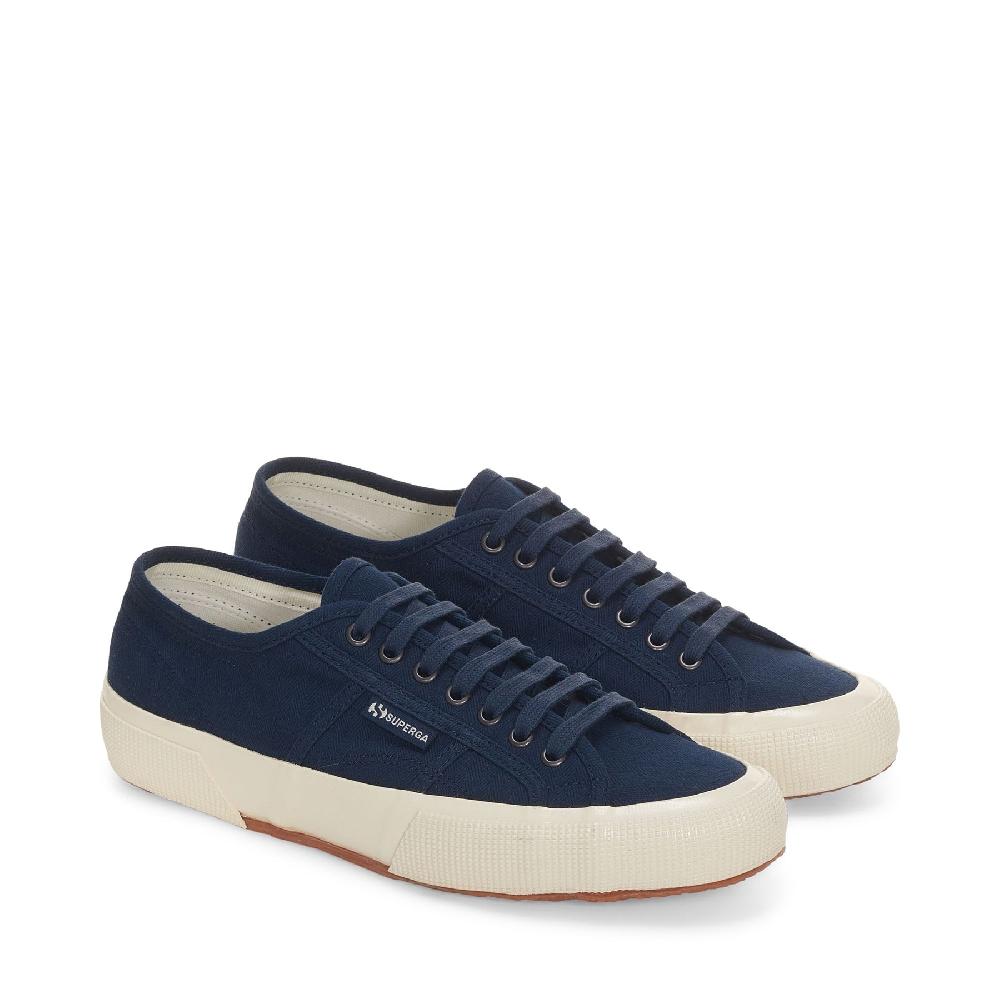 Superga 2750 OG HERRINGBONENAVY-OFF WHITE Saldi